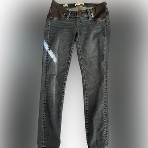 Madewell size 27 side panel maternity jeans.